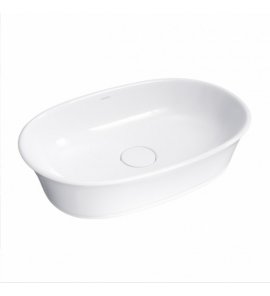 Omnires Classica M+ Umywalka nablatowa 61x40 cm Biały połysk CLASSICAUNBP