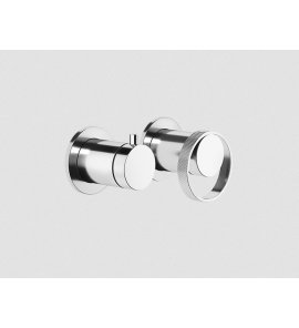 Gessi Anello Bateria wannowa/prysznicowa ścienna z przełącznikiem 2-drożnym część zewnętrzna chrom 63380.031