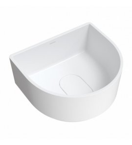 Omnires Cadence M+ Umywalka nablatowa 42x37 cm Biały mat CADENCE420BM