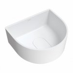 Omnires Cadence M+ Umywalka nablatowa 42x37 cm Biały mat CADENCE420BM