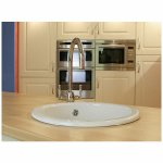 Shaws Round Zlew okrągły wpuszczany w blat ∅46x19,1 cm Biały SCRO460WH