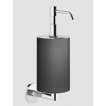 Gessi Anello Uchwyt ścienny na czarny dozownik mydła chrom 63714.031