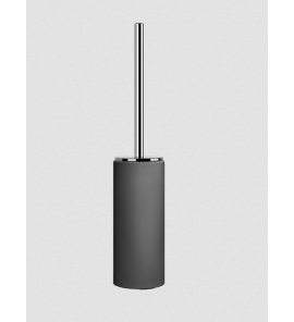 Gessi Anello Uchwyt wolnostojący z czarną ceramiką na szczotkę chrom 63744.031