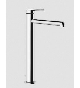 Gessi Ingranaggio Bateria umywalkowa jednootworowa wysoka z długą wylewką z korkiem chrom 63505.031