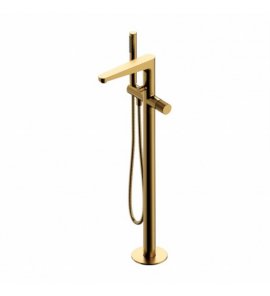 Omnires Contour Bateria wannowa wolnostojąca Złoty szczotkowany CT8033GLB