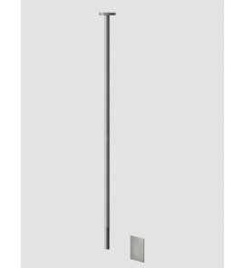 Gessi 316 Trame Bateria umywalkowa elektroniczna sufitowa element zewnętrzny steel brushed 54324.239