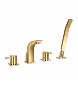 Omnires Darling Bateria wannowa 4-otworowa Złoty DA5032GL
