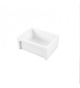 Galassia FRAME Zlew ceramiczny jednokomorowy 61x46 cm Biały 5118