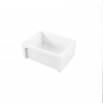 Galassia FRAME Zlew ceramiczny jednokomorowy 61x46 cm Biały 5118