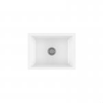 Galassia FRAME Zlew ceramiczny jednokomorowy 61x46 cm Biały 5118