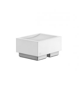 Gessi Rettangolo Mydelniczka (biała) wolnostojąca chrom 20825.031
