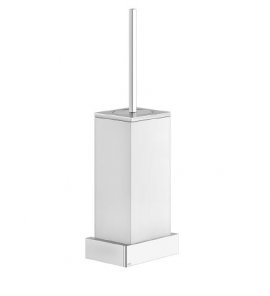 Gessi Rettangolo Szczotka WC (biała) ścienna chrom 20819.031