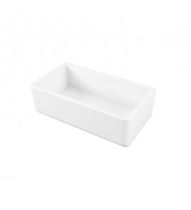 Galassia FRAME Zlew ceramiczny jednokomorowy 84x46 cm Biały 5130