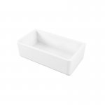 Galassia FRAME Zlew ceramiczny jednokomorowy 84x46 cm Biały 5130