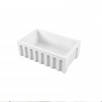 Galassia FRAME Zlew ceramiczny jednokomorowy 76x46 cm Biały 5119