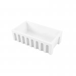 Galassia FRAME Zlew ceramiczny jednokomorowy 84x46 cm Biały 5131