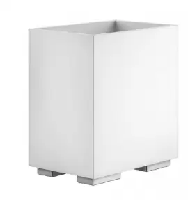Gessi Rettangolo Kosz na śmieci (biały) chrom 20990.031