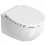 Catalano Italy Miska WC wisząca Newflush 52x37 cm z deską wolnoopadającą biała 1VS52RIT00