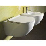 Catalano Sfera Miska WC wisząca Newflush 54,5x35 cm z deską wolnoopadającą slim biała 1VSF54R00