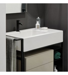 Cielo Narciso Mini Umywalka ceramiczna z otworem Biały NALAMSX