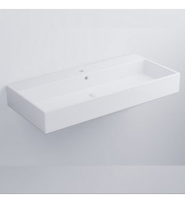 Cielo Smile Umywalka 100x46 cm prostokątna ścienna/stawiana Biały SMLAA100
