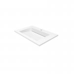 Cristalstone Linea Ideal Umywalka 70x45x2 biała U700-MCOLC/CR