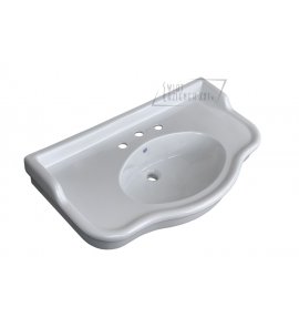    Sbordoni Palladio Umywalka ścienna/meblowa 100x55,5x26 3-otw. biały 7100/3 W MAGAZYNIE !!!