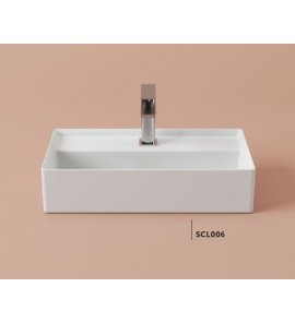 Artceram Scalino Umywalka wisząca/stawiana na blat 50x27 cm Biała SCL00601;00