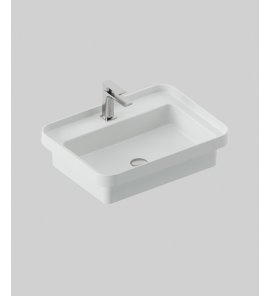 Artceram Fuori Scala Umywalka wpuszczana w blat 60x45 cm biała TFL03401;00