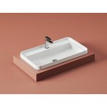 Artceram Fuori Scala Umywalka wpuszczana w blat 80x45 cm biała TFL03501;00