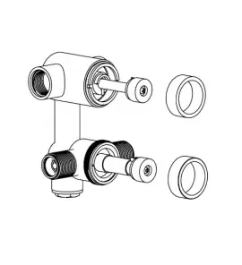 Burlington Riviera Element podtynkowy baterii prysznicowych HOX.005V