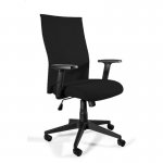 Unique Black on Black Plus fotel biurowy czarny W-93A-P-LF-26