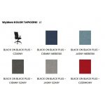 Unique Black on Black Plus fotel biurowy czarny W-93A-P-LF-26