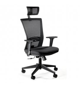 Unique Ergonic Fotel biurowy ergonomiczny Czarny 1506H
