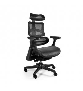 Unique Ergothrone Fotel biurowy ergonomiczny Czarny CM-B37A-3