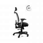 Unique Saga Plus Fotel biurowy ergonomiczny Czarny 1219-B