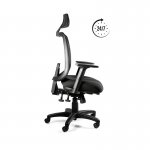 Unique Saga Plus Fotel biurowy ergonomiczny Czarny 1219-B