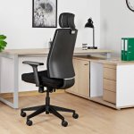 Unique Shell Fotel biurowy ergonomiczny Czarny KB02-1H