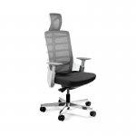 Unique Spinelly Fotel biurowy czarny/szary 999W