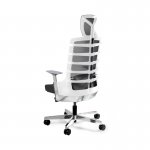 Unique Spinelly Fotel biurowy czarny/szary 999W