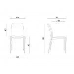 Unique Design Krzesło biurowe czarne DES-4