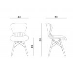 Unique Soft Krzesło konferencyjne Czarny 7-07R