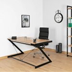 Unique DD z-Line Stelaż do biurka Chrom STELAŻ COMPUTER DESK