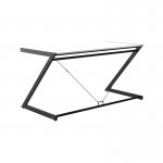 Unique DD z-Line Main Desk Blat do biurka Szklany Biały BLAT DESK PLUS
