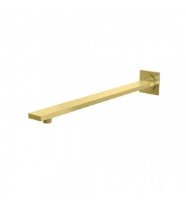 KOHLMAN Experience Brushed Gold Ramie ścienne deszczownicy 38 cm Złoty szczotkowany/Gold Brushed WQEGDB