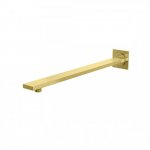 KOHLMAN Experience Brushed Gold Ramie ścienne deszczownicy 38 cm Złoty szczotkowany/Gold Brushed WQEGDB