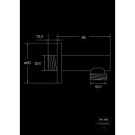 STEINBERG SERIA 100 Przyłącze kątowe 1/2” Brushed Nickel 100.1660.BN / 1001660BN