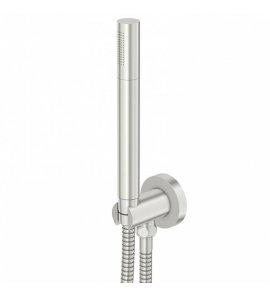 STEINBERG SERIA 100 Zestaw prysznicowy ze słuchawką i uchwytem z kolankiem Brushed Nickel 100.1670.BN / 1001670BN