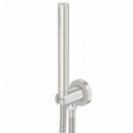STEINBERG SERIA 100 Zestaw prysznicowy ze słuchawką i uchwytem z kolankiem Brushed Nickel 100.1670.BN / 1001670BN