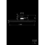 STEINBERG SERIA 100 Deszczownica Ø 250 mm Chrom 100.1686 / 1001686